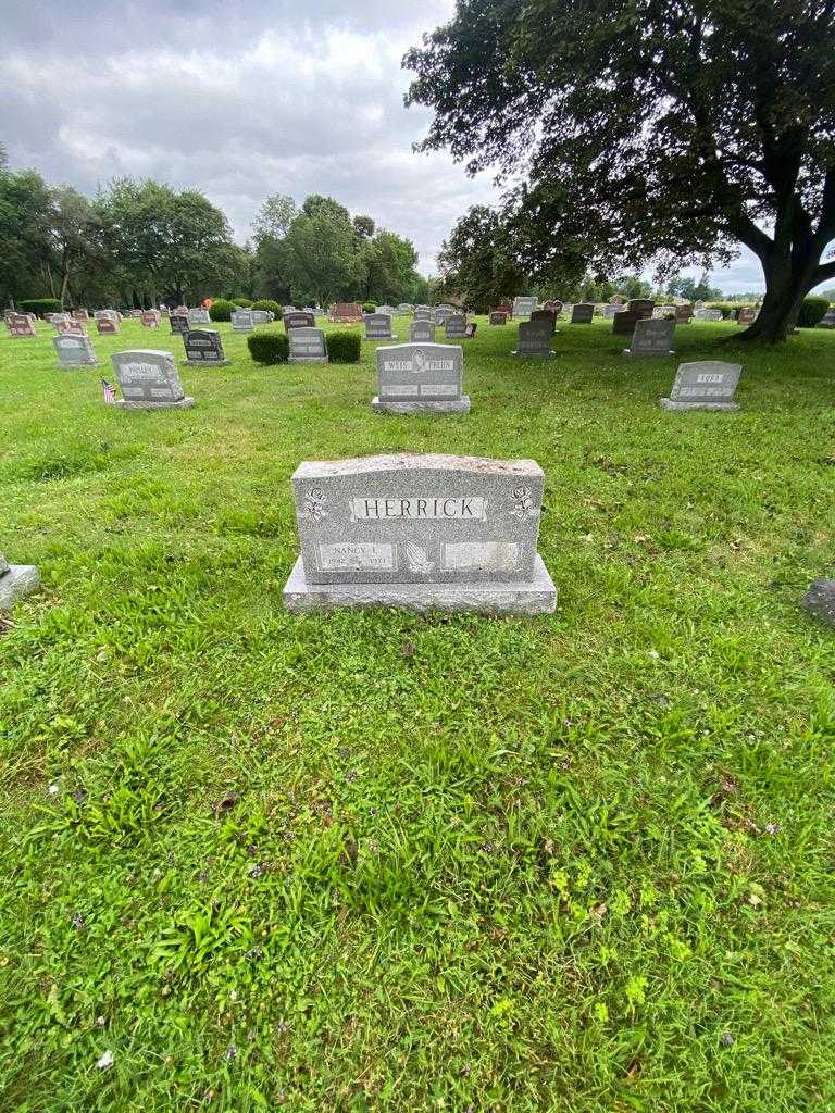 Nancy E. Herrick's grave. Photo 1