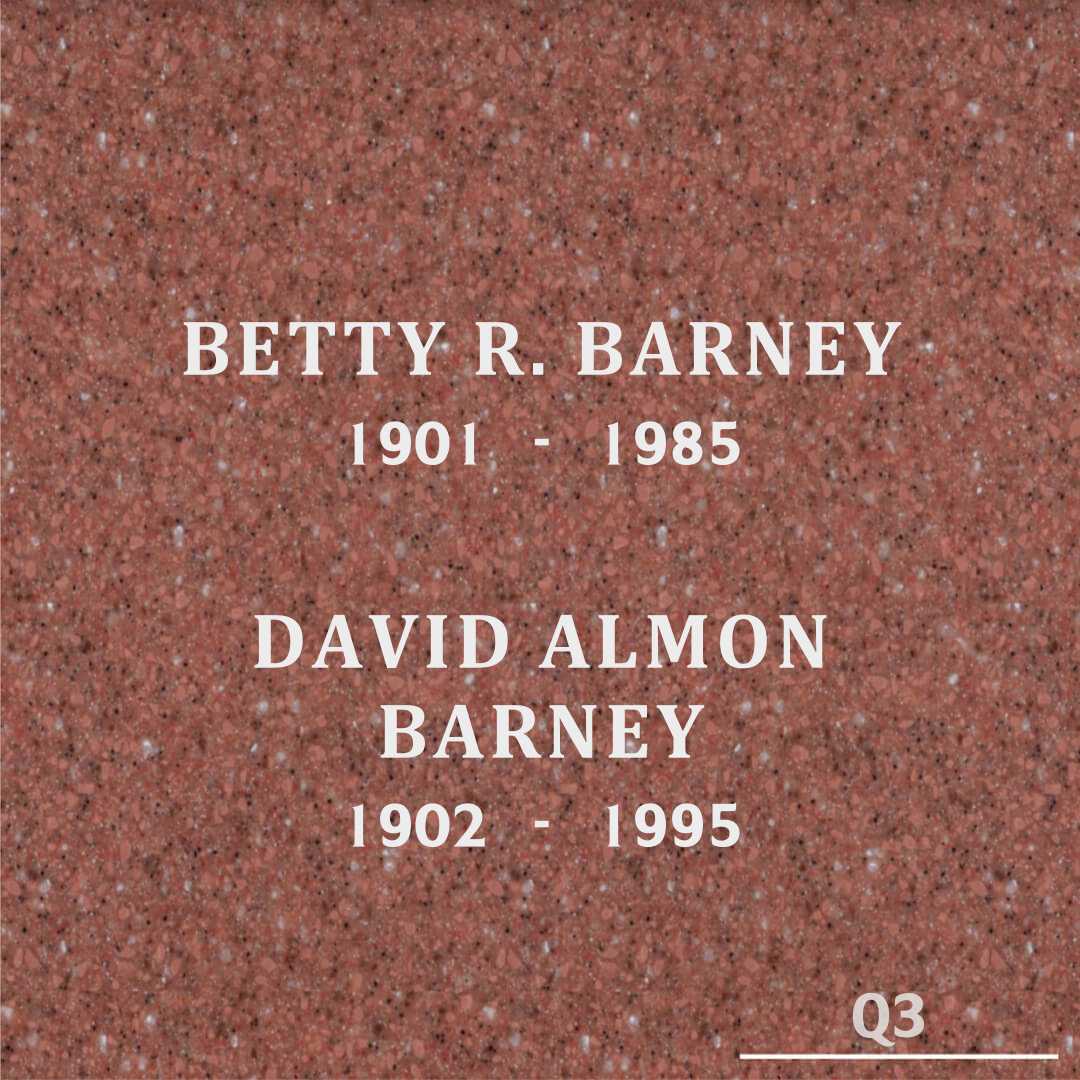 David Almon Barney (1902 - 1995) / Woodlawn Cemetery
