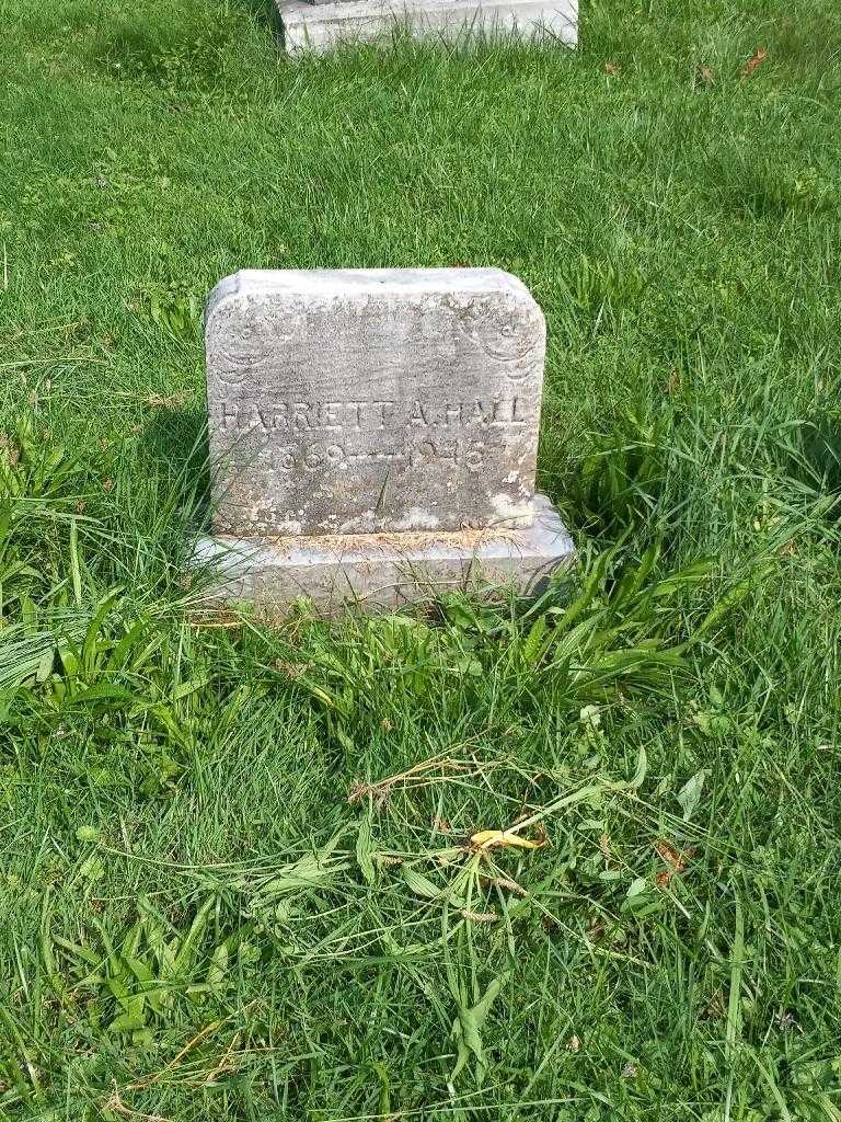 Harriett A. Hall's grave. Photo 2