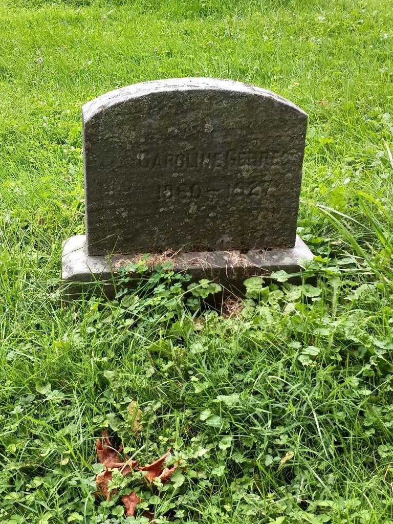 Caroline Gehres's grave. Photo 2