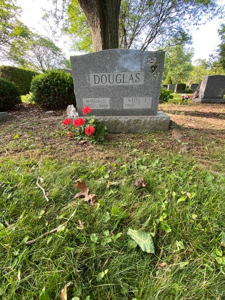 Marcia A. Douglas's grave. Photo 1