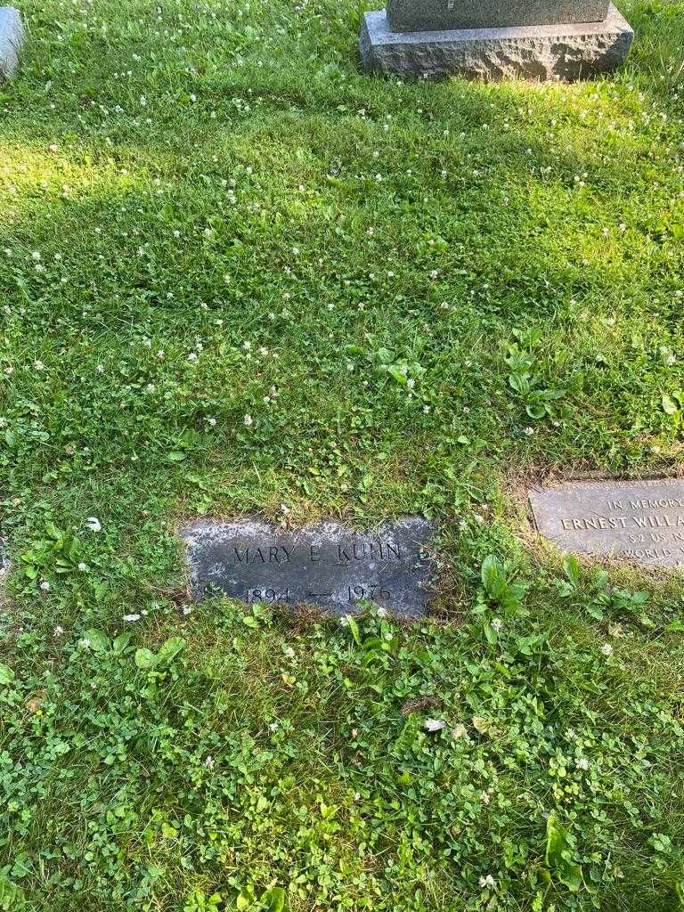 Mary E. Kuhn's grave. Photo 2