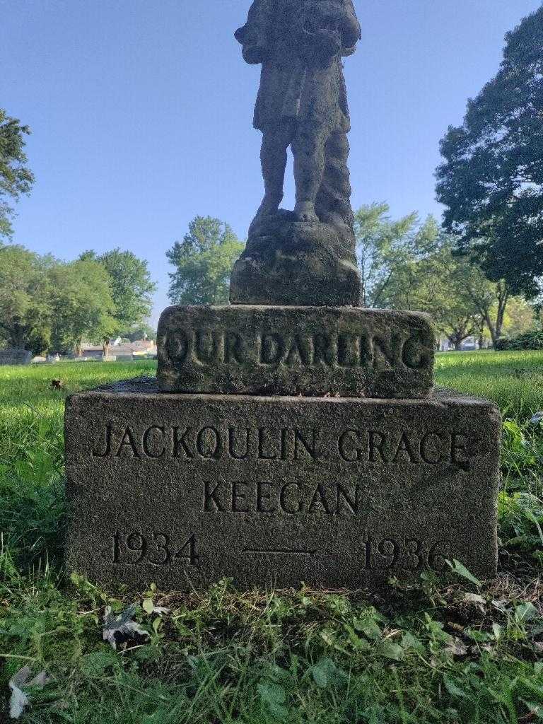 Jacqueline Grace Keegan's grave. Photo 3