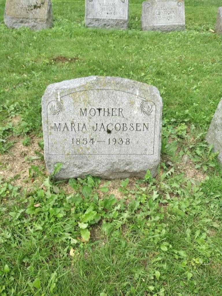 Maria Jacobsen's grave. Photo 2