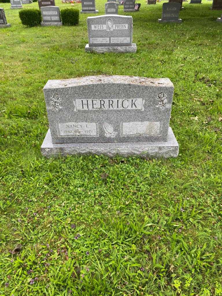 Nancy E. Herrick's grave. Photo 2