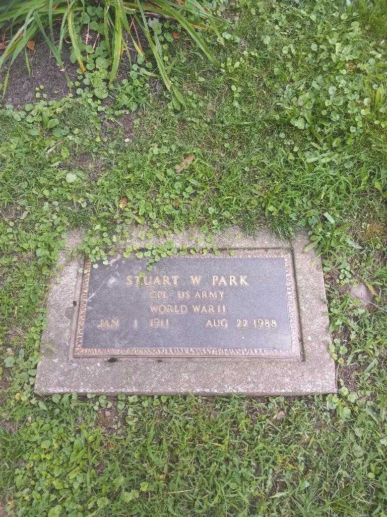 Stuart W. Park's grave. Photo 2