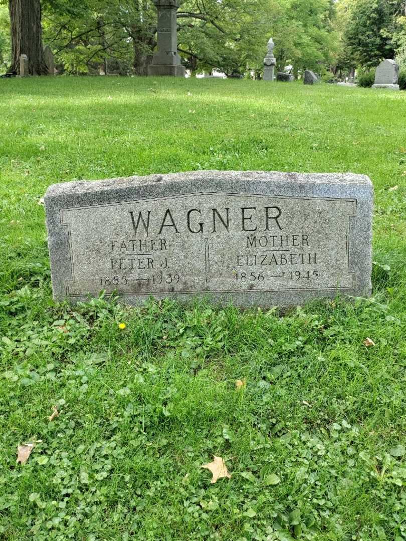 Peter J. Wagner's grave. Photo 2