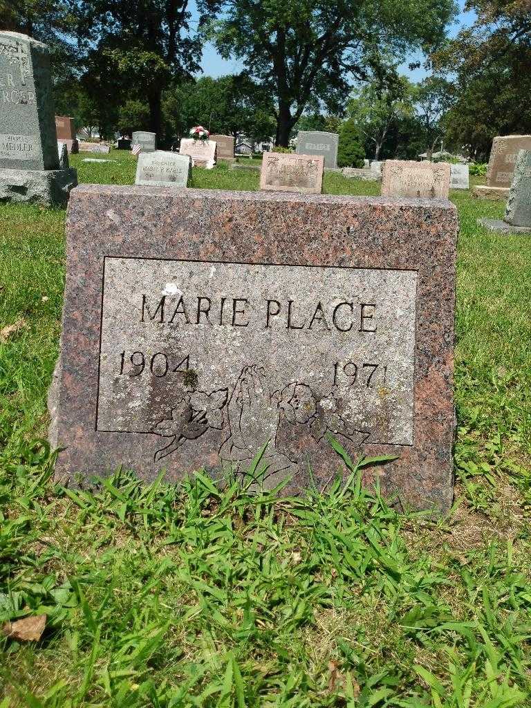 Marie Place's grave. Photo 3