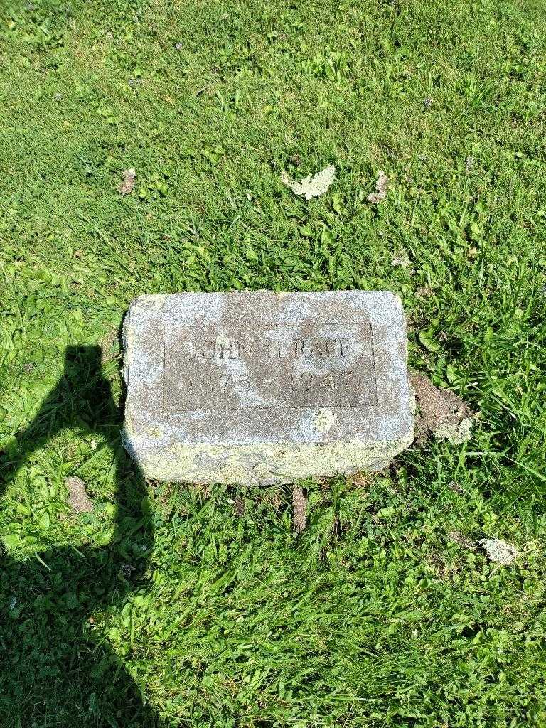 John H. Raff's grave. Photo 2