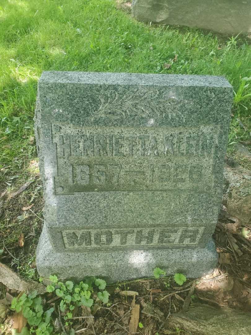 Henrietta Matilda Klein's grave. Photo 1