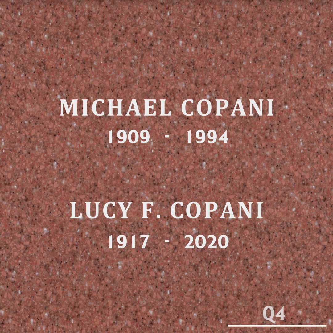 Michael Copani's grave