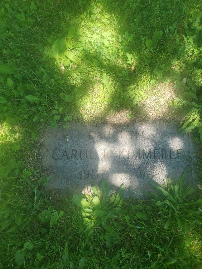 Carol R. Kimmerle's grave. Photo 3