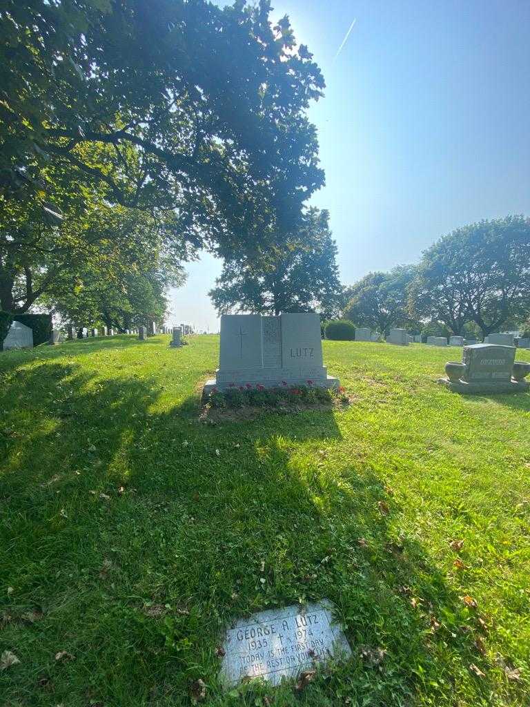 Laura Jones Lutz's grave. Photo 2