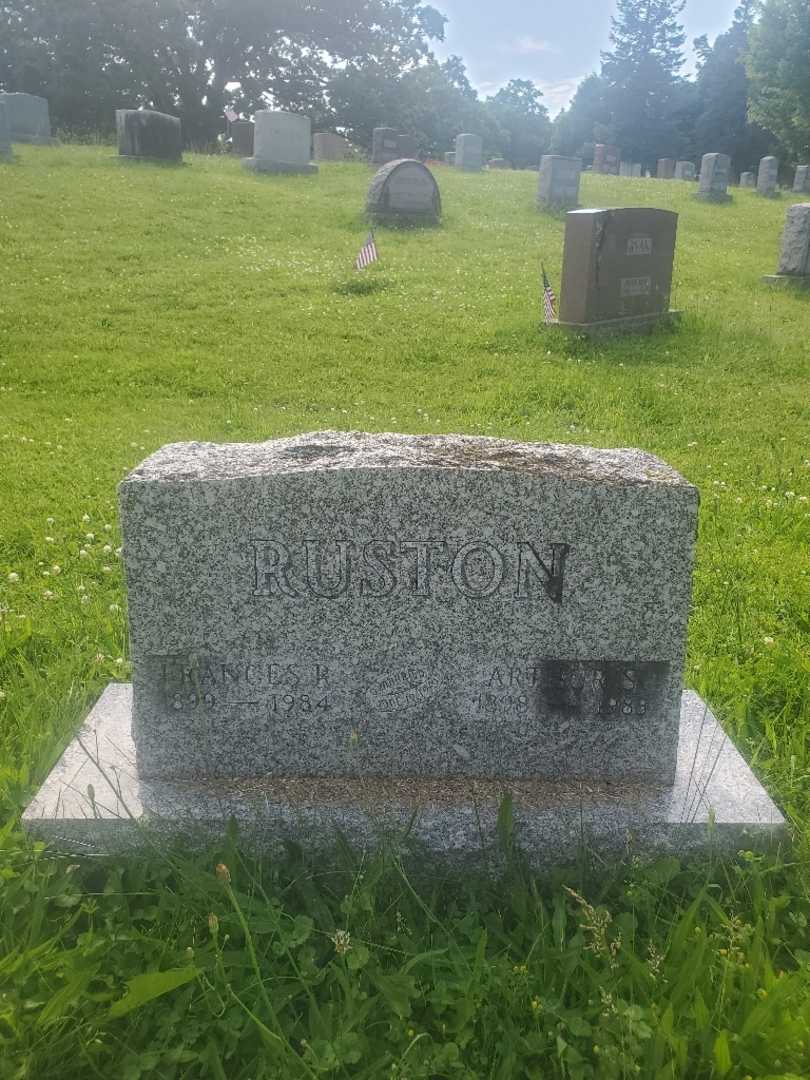 Frances R. Ruston's grave. Photo 3