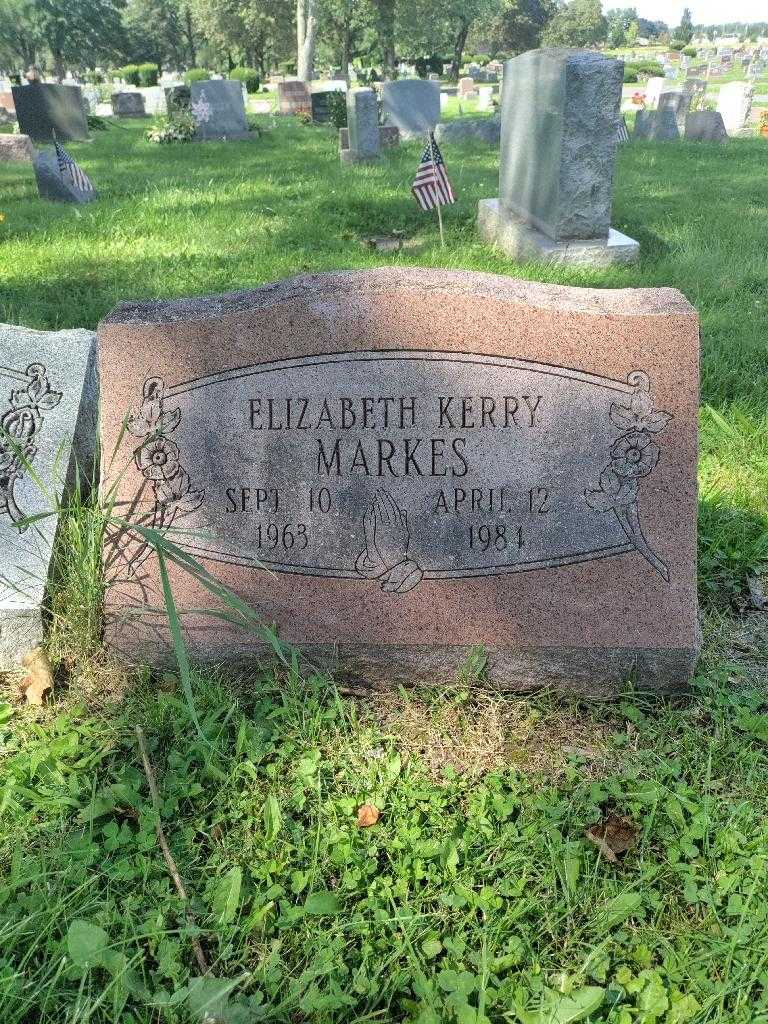 Elizabeth Kerry Markes's grave. Photo 3