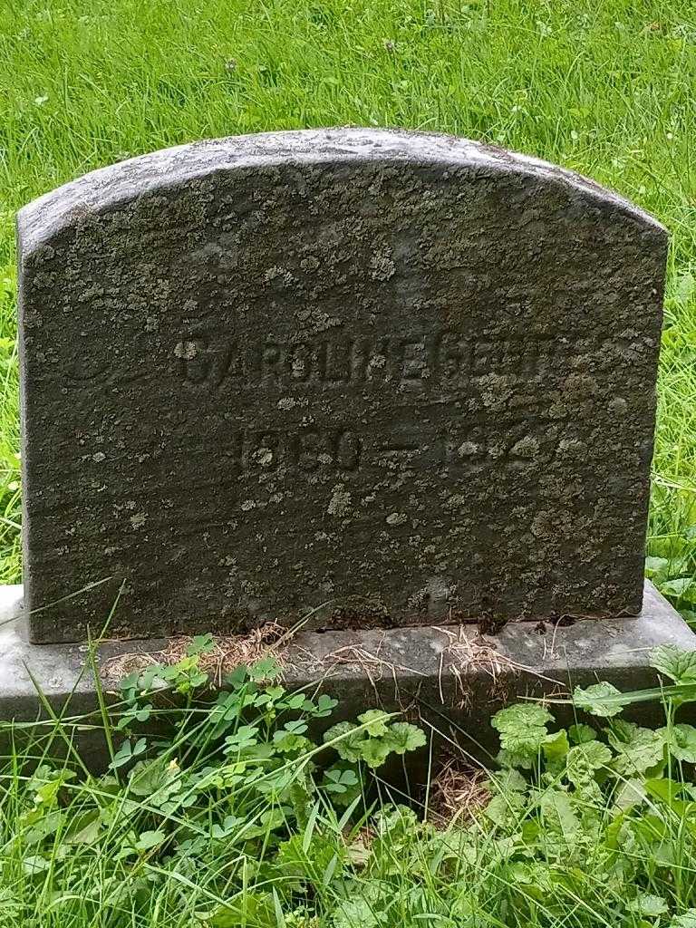 Caroline Gehres's grave. Photo 3