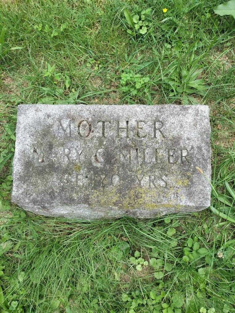 Mary C. Miller's grave. Photo 3