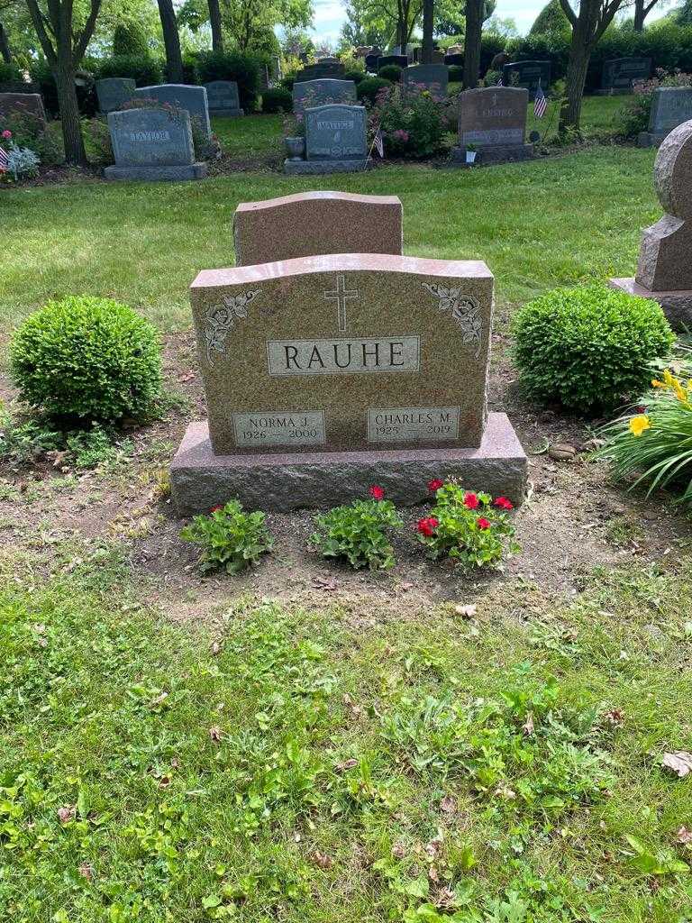 Charles M. Rauhe's grave. Photo 2