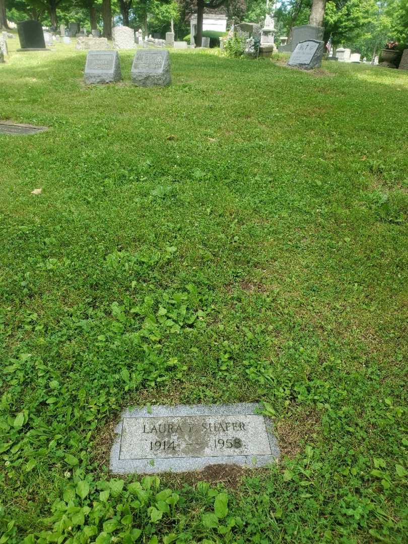 Laura Shafer Fleisch's grave. Photo 1