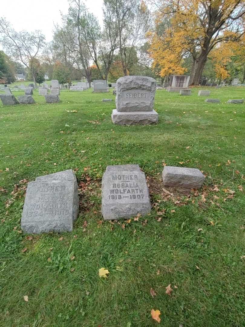 Rosalia Wolfarth's grave. Photo 1