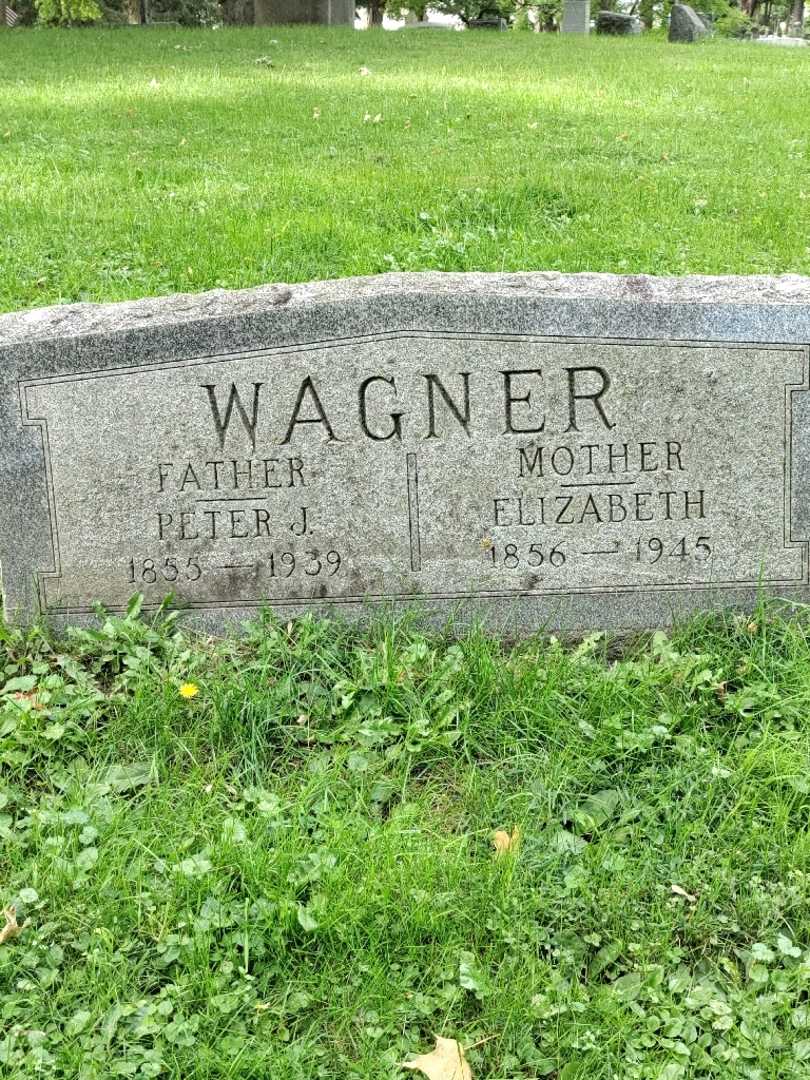 Peter J. Wagner's grave. Photo 3