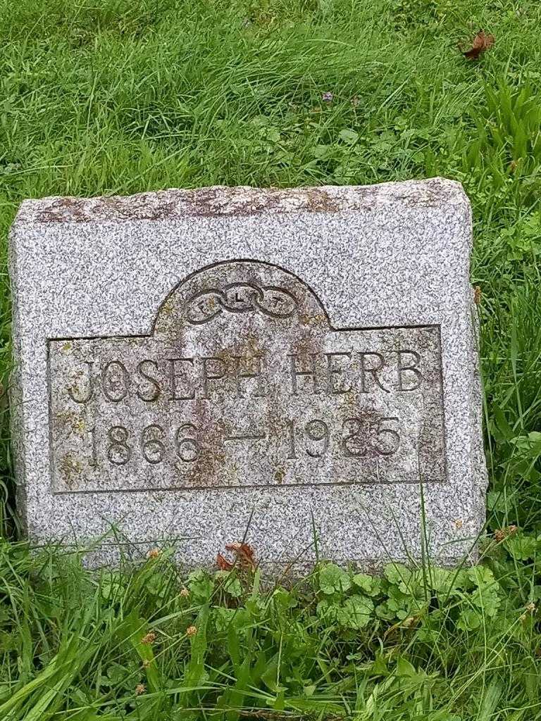 Joseph Herb's grave. Photo 3