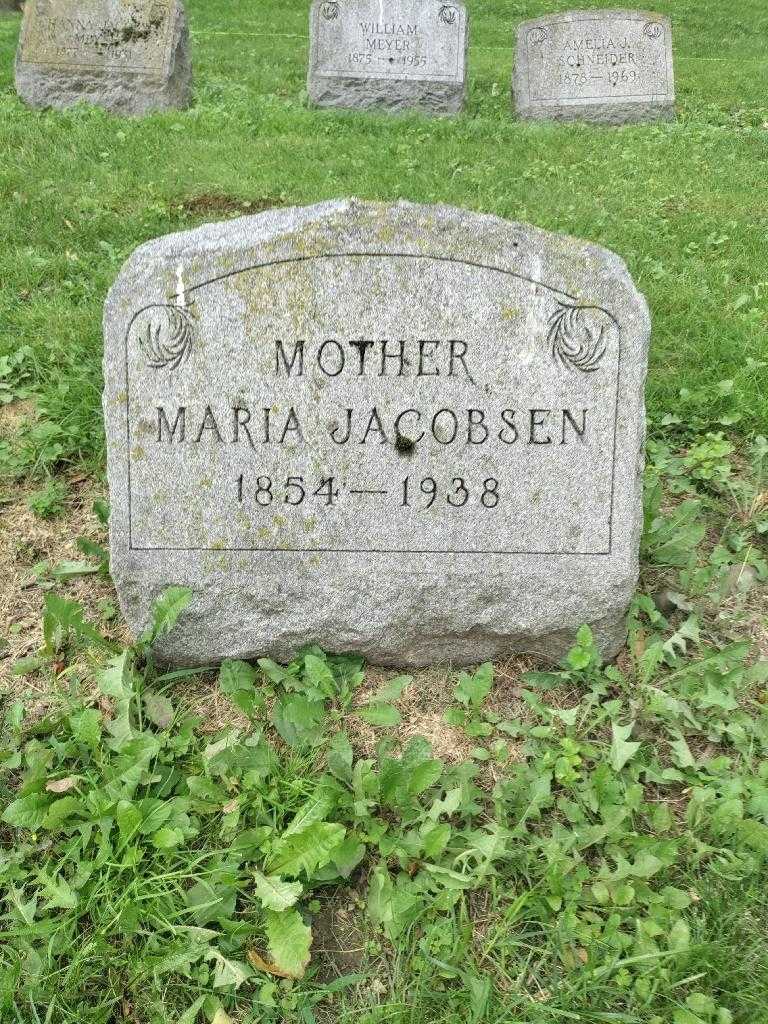 Maria Jacobsen's grave. Photo 3