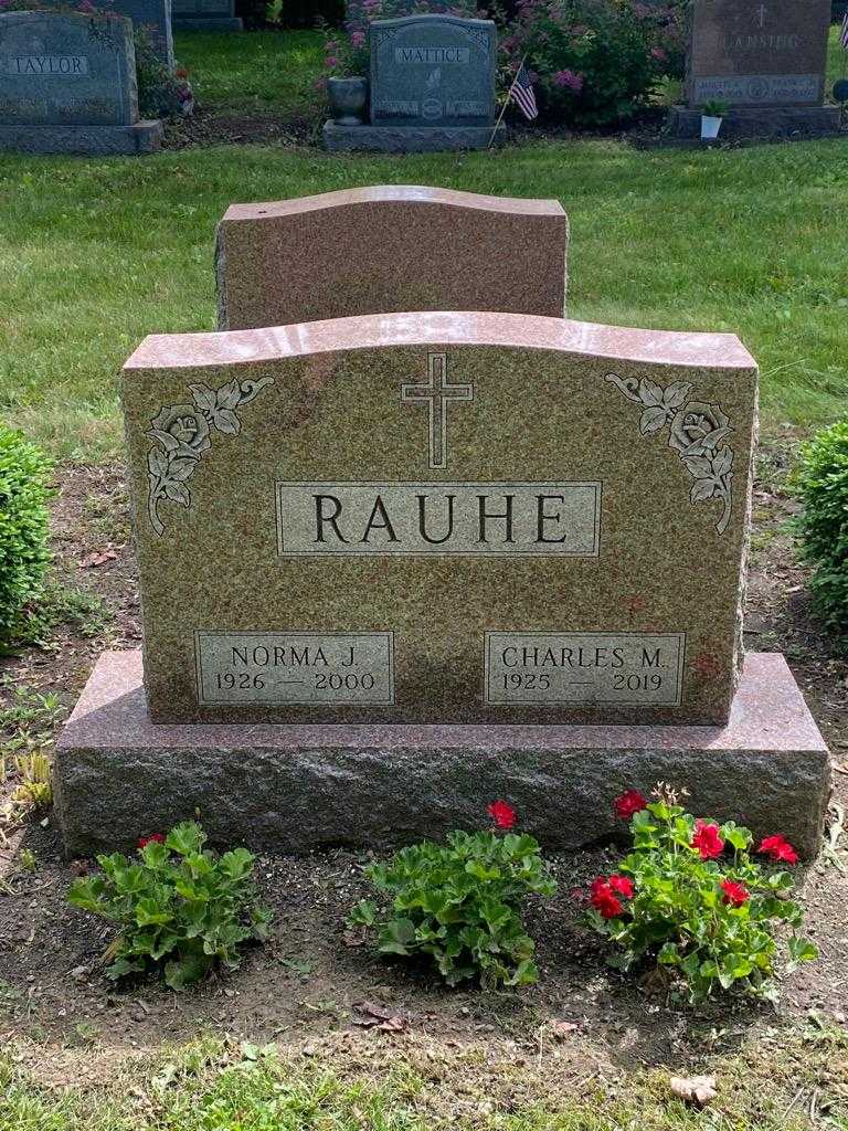 Charles M. Rauhe's grave. Photo 3