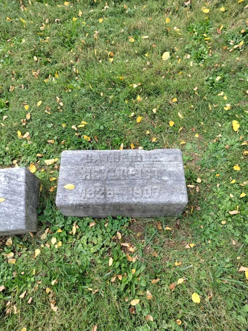 Catherine Heylgeist's grave. Photo 2