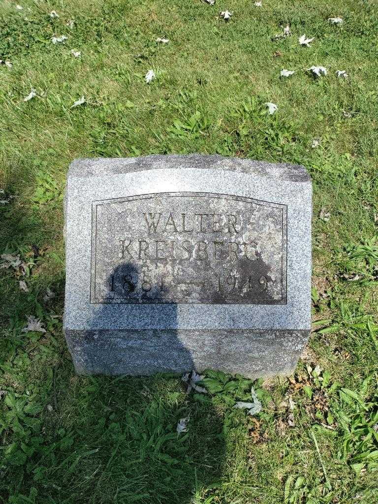 Walter Kriesberg's grave. Photo 2