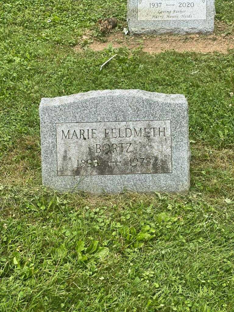 Marie Feldmeth Bortz's grave. Photo 3