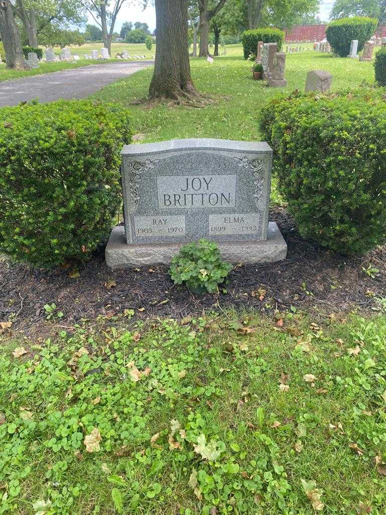 Elma Britton Joy's grave. Photo 2
