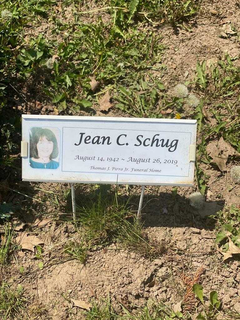 Jean С. Schug's grave. Photo 3