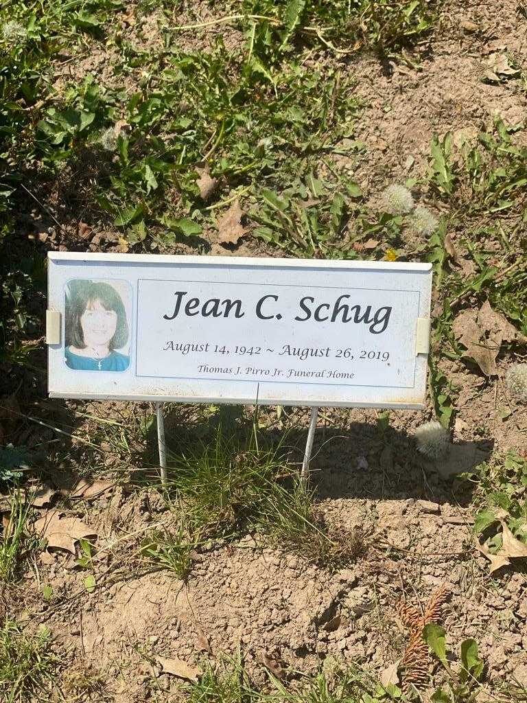 Jean С. Schug's grave. Photo 1