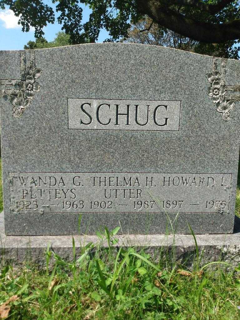 Wanda G. Schug Petteys's grave. Photo 3