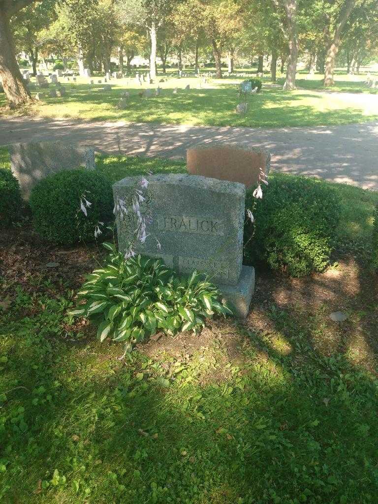 Clarence F. Fralick's grave. Photo 1