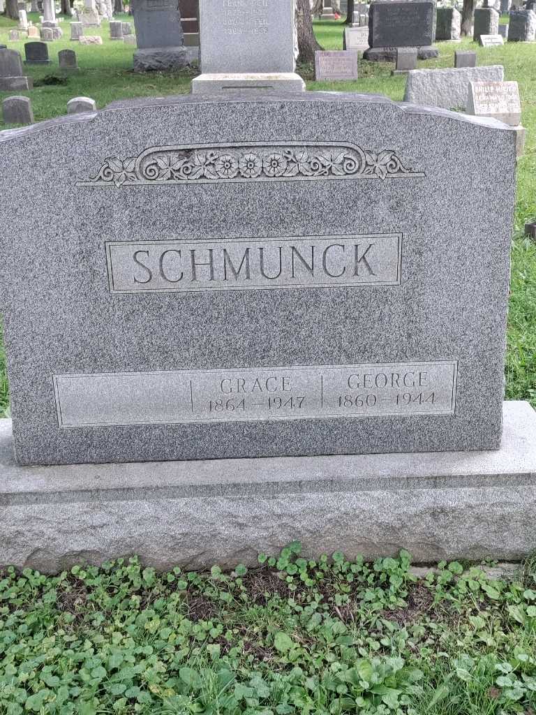George Schmunck's grave. Photo 3