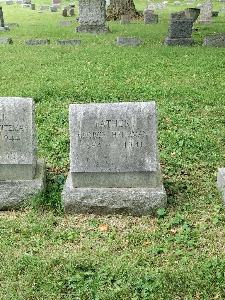 George Heitzman's grave. Photo 2