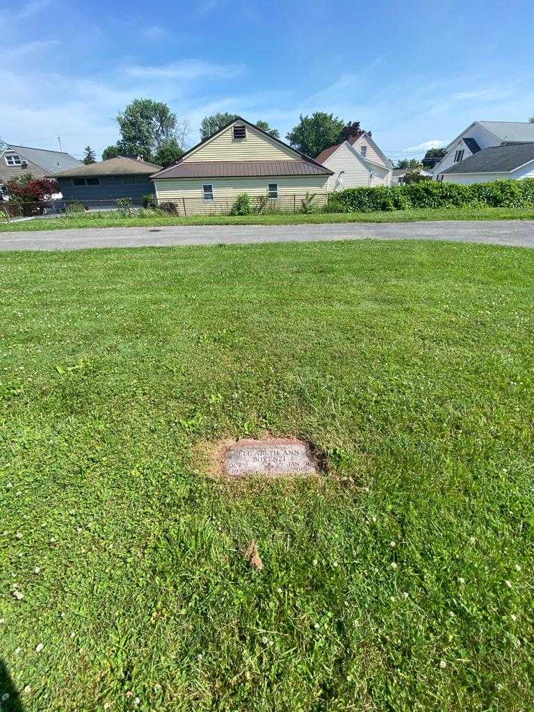 Elizabeth Ann Bovenzi's grave. Photo 1