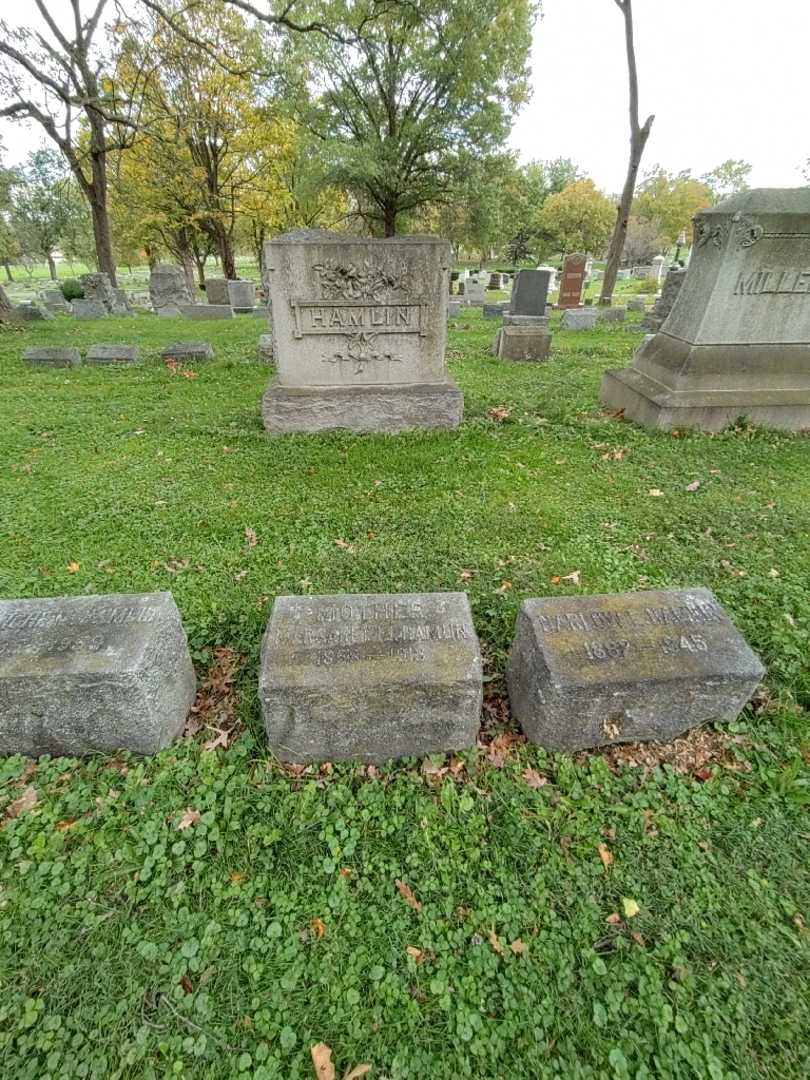 Margaret M. Hamlin's grave. Photo 1