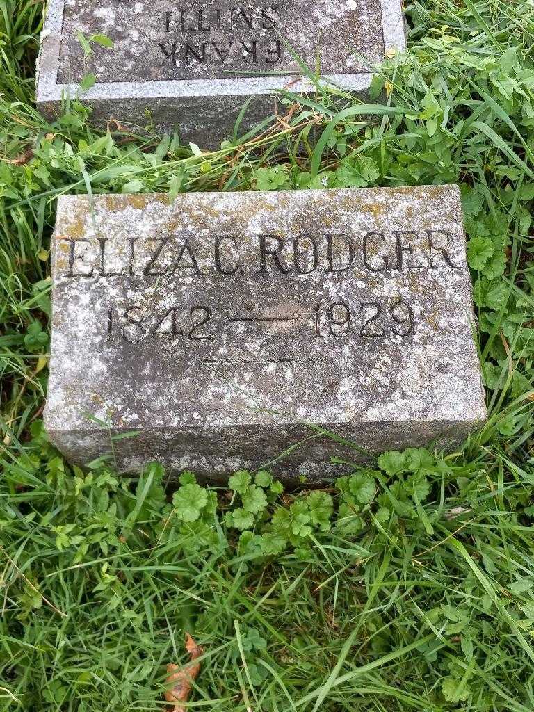 Eliza C. Rodger's grave. Photo 2