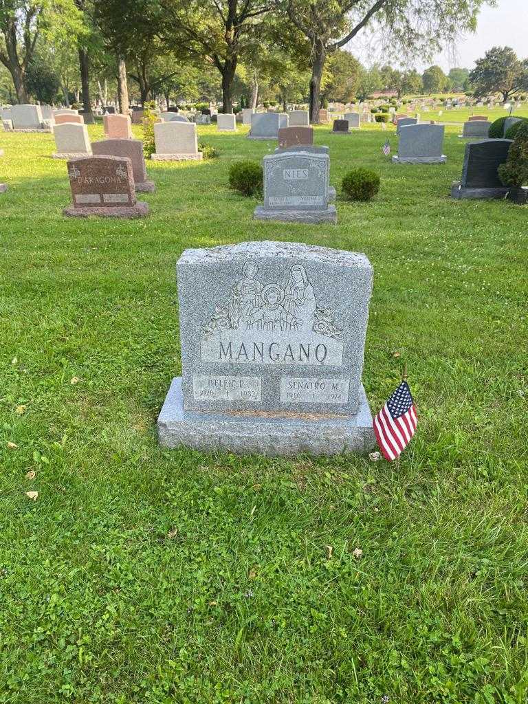 Senatro M. Mangano's grave. Photo 2