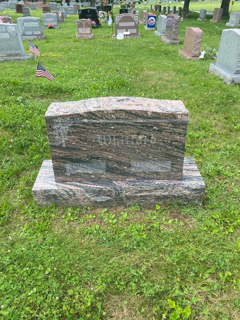 Donald B. Whitford's grave. Photo 3