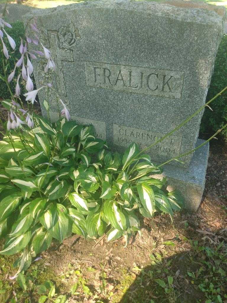 Clarence F. Fralick's grave. Photo 2