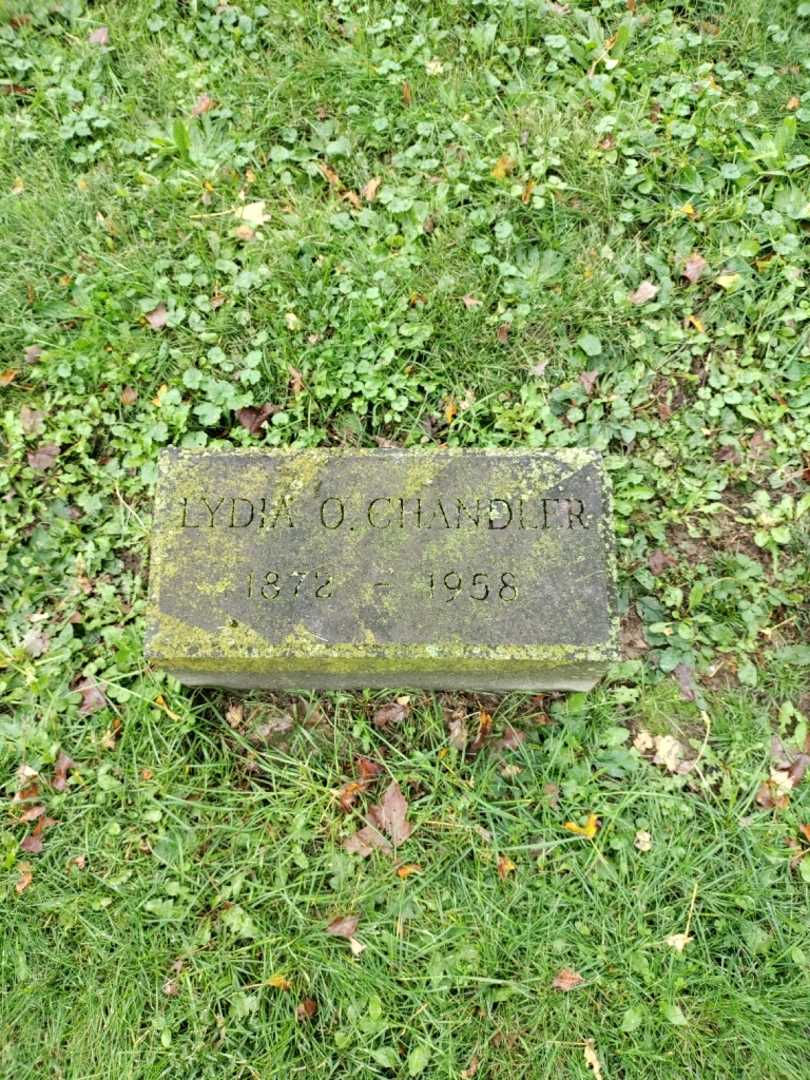 Lydia O. Chandler's grave. Photo 2