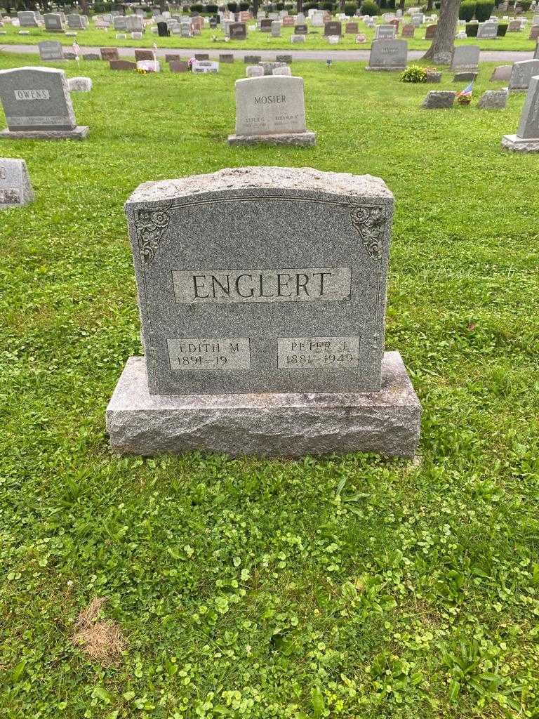 Peter J. Englert's grave. Photo 2