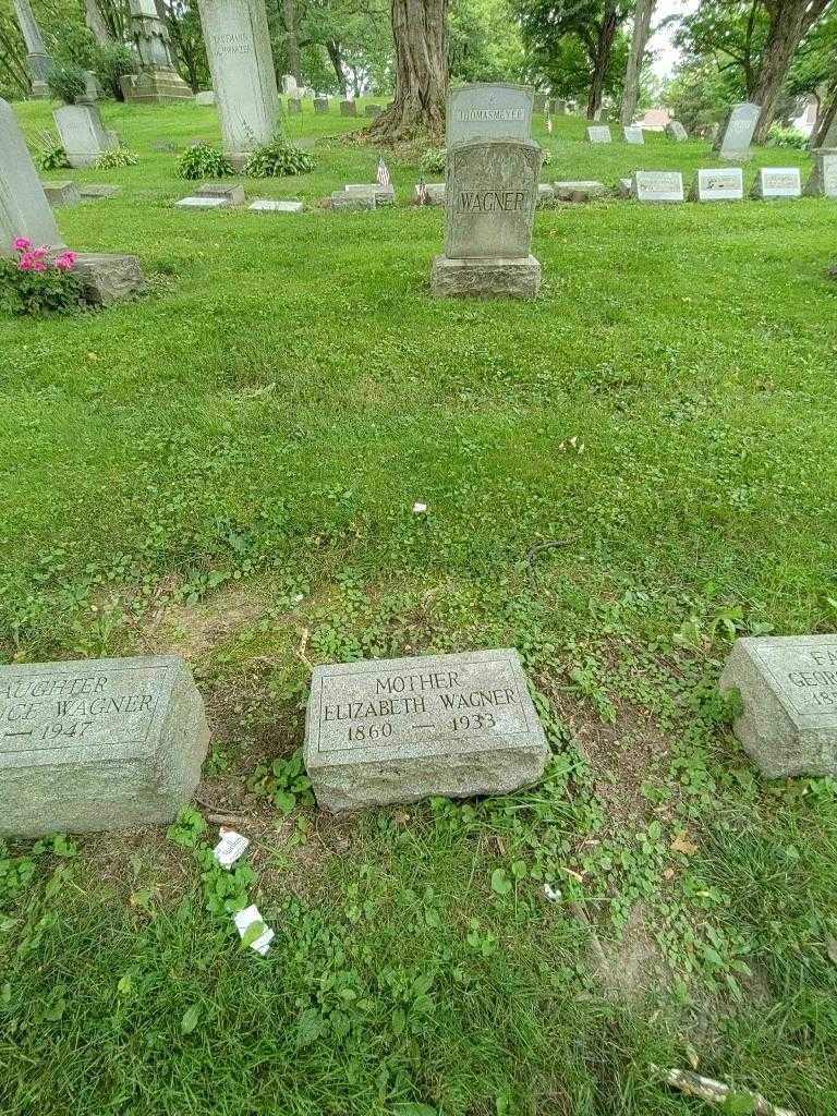Elizabeth Wagner's grave. Photo 1