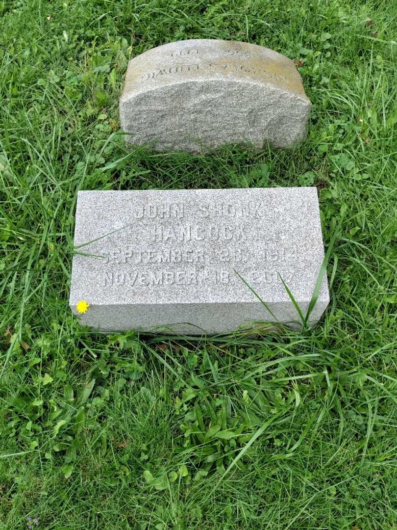 John Shonk Hancock's grave. Photo 2