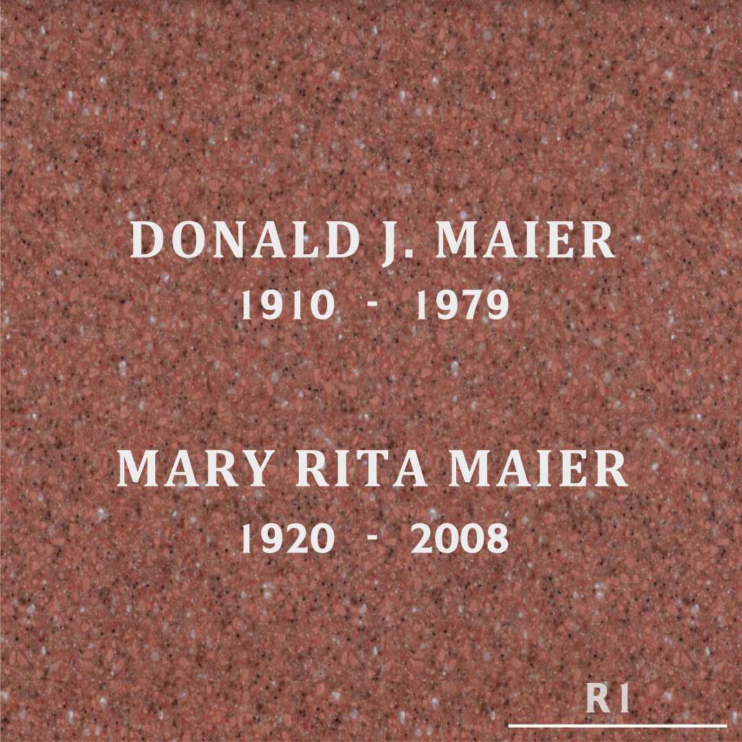 Donald J. Maier's grave