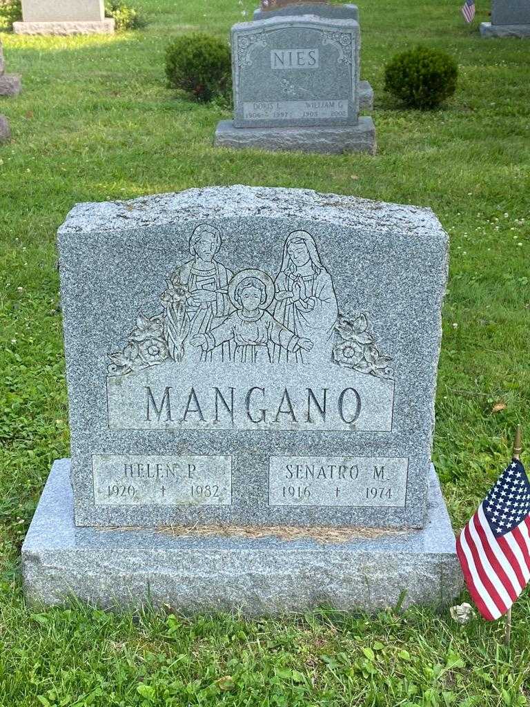 Senatro M. Mangano's grave. Photo 3